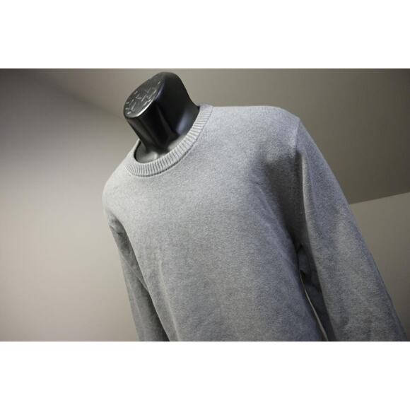 Duluth Trading Co. Crew Neck Swaeter Cotton Nylon Gray Mens Size Large Tall LT - Picture 2 of 7